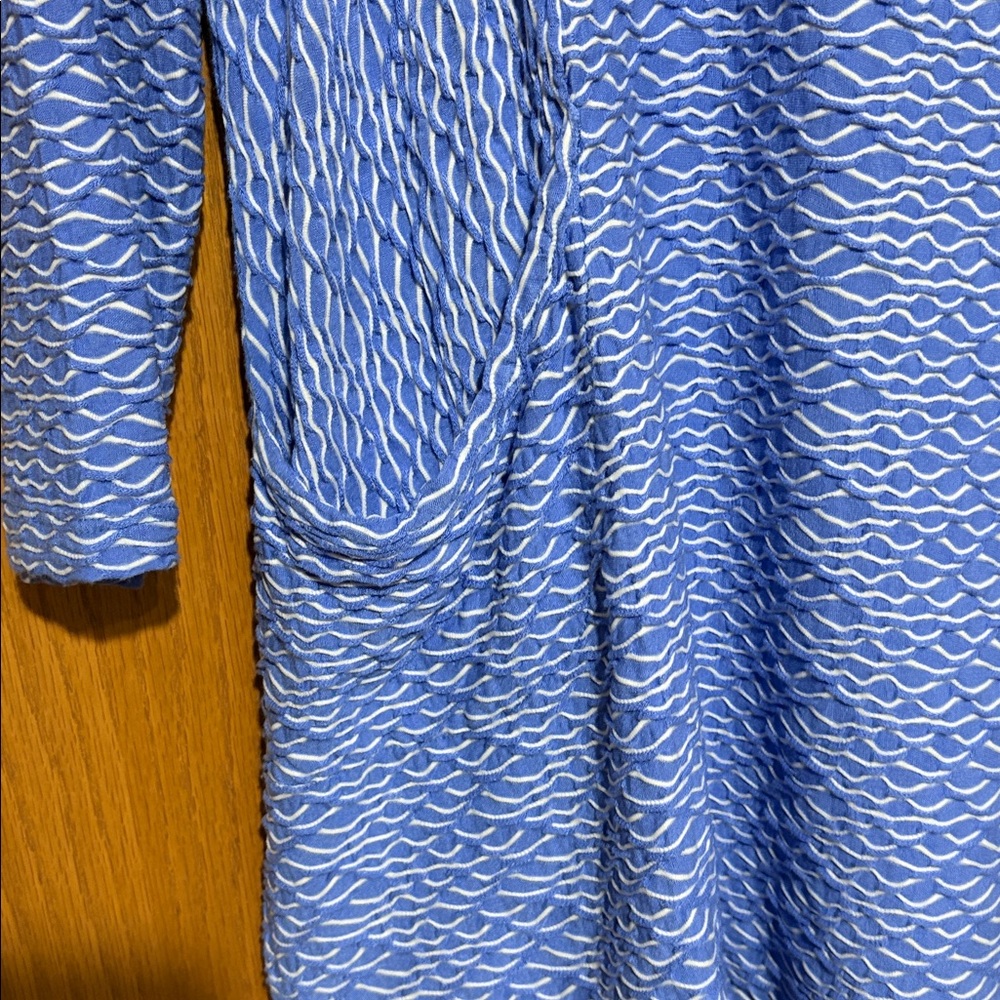 Habitat women's S lagenlook‎ textured tunic 3/4 sleeve pockets - Picture 2 of 5